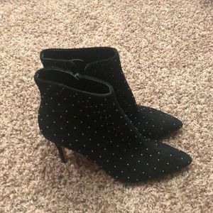 Black Studded Booties
